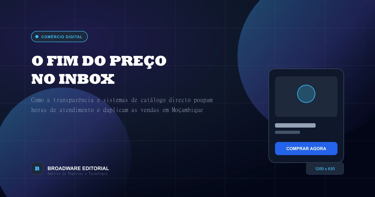 Interface de catálogo digital e comércio transparente